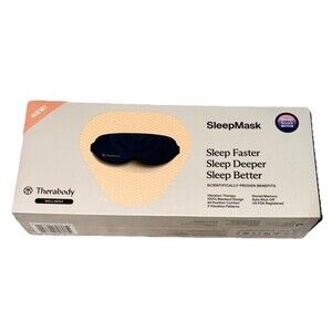 Therabody Blackout Eye Sleep Mask, Black